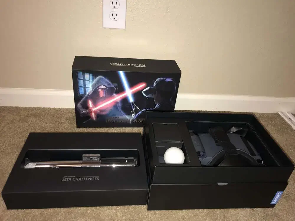 Lenovo Star Wars: Jedi Challenges Augmented Reality VR Headset and Lightsaber